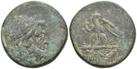 PONTOS, Amisos. Circa 85-65 BC. Æ (29mm, 20,2 g). Laureate head of Zeus right / Eagle standing left on thunderbolt, head right.