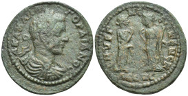 Caria. Neapolis ad Harpasum. Gordian III AD 238-244. Bronze Æ (27mm, 8.0 g) ΑΥΤ Κ Μ ΑΝΤ ΓΟΡΔΙΑΝΟϹ; laureate, draped and cuirassed bust of Gordian III,...