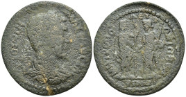 Ionia, Metropolis. Maximus. Caesar, A.D. 235-238. AE (31mm, 9.3 g). Γ ΙΟΥ ΟΥΗ ΜΑΞΙΜΟС ΚΑΙ, laureate, draped and cuirassed bust right / ΜΗΤΡΟΠΟΛ ΙΤΩΝ Τ...