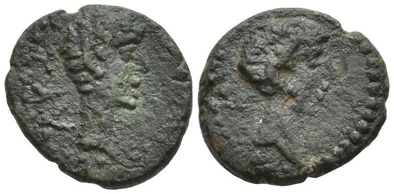 MYSIA, Cyzicus. Augustus, 27 BC-14 AD. AE. (13mm, 2.2 g) Obv: KYZI. Bare head of...