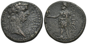 PHRYGIA. Aezanis. Claudius, 41-54. (5.7 Gr. 19mm.)
Laureate head of Claudius to right. 
Rev. Zeus standing to left, holding eagle in his extended righ...