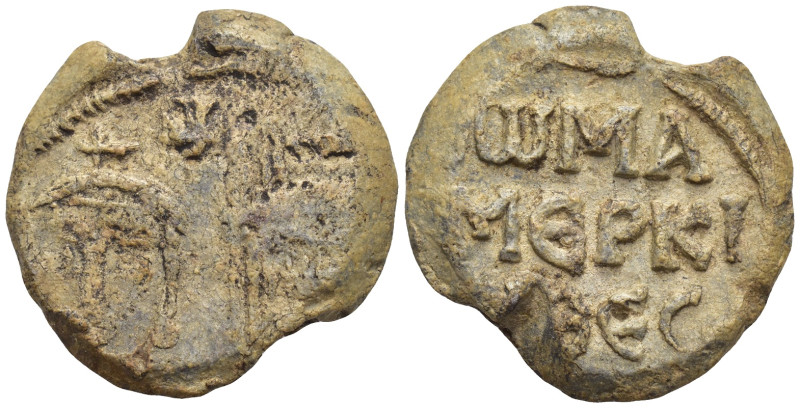Thomas, kommerkiarios of Thessalonike, 787-797
Bust of Constantine VI, beardless...