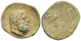 Roman seal ,Bearded male head to right. (17mm, 4.7 g)