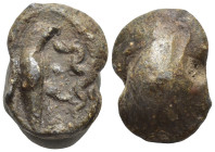 ROMAN. Circa 250-350. Seal (15mm, 4,4 g). Eagle clutching a serpent in its claws.