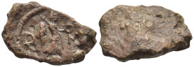 ROMAN. Circa 3rd century. Seal (17mm, 6.4 g). Victory advancing right, holding wreath in her left hand and palm frond over her right shoulder.