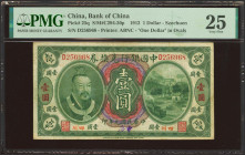 CHINA. 1 Dollar. 1 June 1912. Bank of China. Szechuen. (Pick: 25q, SM: C294-30p). PMG25.