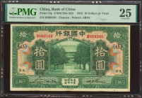 CHINA. 10 Yuan. September 1918. Bank of China. Tientsin. Sung Hang-Chang / Bian Shousun. (Pick: 53p, SM: C294-102r). PMG25.