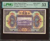 CHINA. 10 Yuan. 1924. Bank of China. Shanghai. Specimen. (Pick: 62s, SM: C294-140). PMG53.