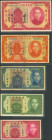 CHINA. Lot of 5 notes of Cents and Dollars. 1931 and 1935. Kwangtung Provincial Bank. (Pick: S2436a, 2437b, 2438a, 2421a, 2423D). Fine to About Uncirc...