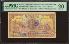 CHINA. 1 Yuan. 1 July 1933. Commercial Guarantee Bank of Chihli. Peiping. Large signatures. (Pick: S2518b, SM: P33-20c). PMG20.