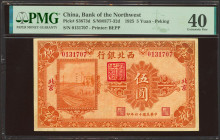 CHINA. 5 Yuan. 1 March 1925. Bank of the Northwest. Peking. (Pick: S3873d, SM: H77-32d). PMG40.