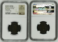 古代 ローマ帝国 紀元後305年‐311年 ガレリウス ヌムス銅貨 NGC XF ★ Strike: 5/5 Surface: 5/5 (3759858-002) ローマ帝国を東方に拡大した皇帝のひとり・ガレリウス帝は、元は今のブルガリアのあたりが出身だと言われる。優れた行政者で、勧農政策などで力を...