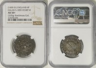 1430-1431年 イギリス ヘンリー6世 4ペンス銀貨 NGC AU58+ (2125766-036) Sp# 1859, North# 1446, Silver, 3.70g, 26mm. ランカスター朝最後のイングランド王ヘンリー6世のグロート銀貨です。生後9ヶ月で王位についた少年王ヘンリー...