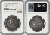 1702年 イギリス アン女王 戴冠記念 銀メダル NGC AU58 (6414144-002) Eimer# 390, MI# 4, Van Loon# IV 347, Silver 92.5%, 35mm どれだけの枚数が残存しているか分からないアン女王の戴冠記念銀メダルです。NGCではMS鑑定...