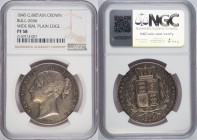 [*]1845年 イギリス ヴィクトリア クラウンプルーフ試鋳貨 プレーンエッジ NGC PF58 TopPop (2160713-007) Bull-2656(R6) 1845年に発行された試鋳クラウン銀貨。 エッジがプレーンになっており、碑文(inscription)が通常より小さいのが特徴。現...