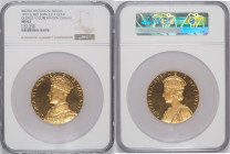 [*]1937年 イギリス ジョージ6世 戴冠記念 金メダル NGC MS62 準TopPop (2159108-001)
BHM# 4314, Eimer# 2046, W&E# 7000A5, Gold, 121.52g, 57mm, 発行274枚 同デザインで小型の35mmと大型の57mmの...