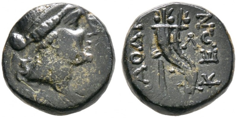 Phrygia. Laodikeia. AE-19 mm (Tetralchalkon) ca. 133/88-67 v.Chr. Frauenbüste (A...