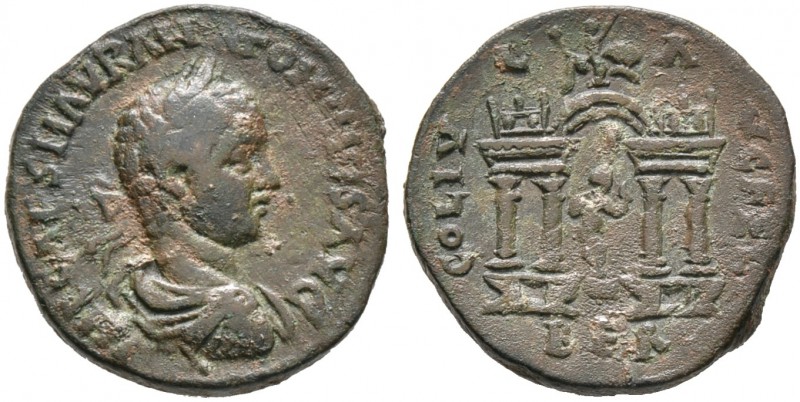 Kaiserzeit. Elagabalus 218-222. AE-28 mm (Provinzialprägung für PHOENICIA) -Bery...