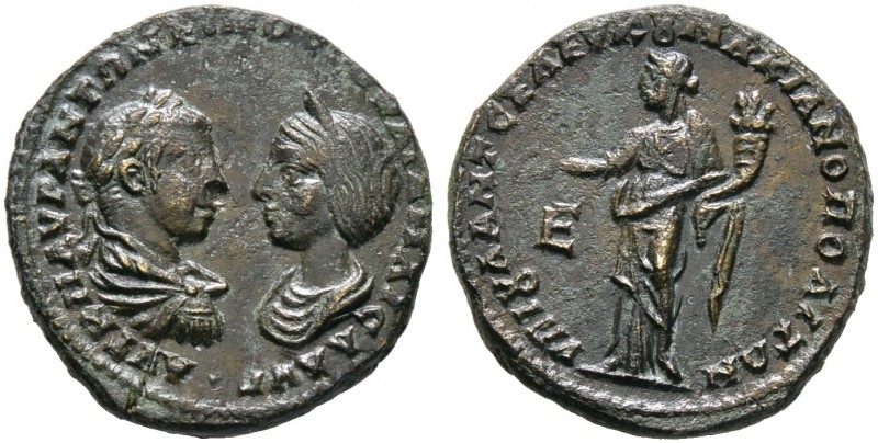 Kaiserzeit. Elagabalus 218-222. AE-26 mm (Provinzialprägung für MOESIA INFERIOR)...