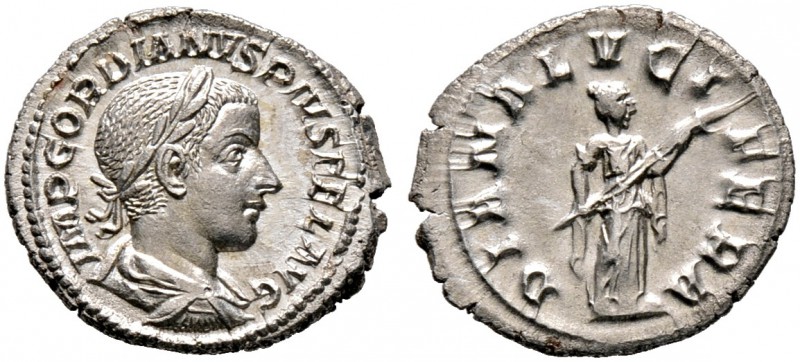 Kaiserzeit. Gordianus III. 238-244. Denar 241 -Rom-. IMP GORDIANVS PIVS FEL AVG....