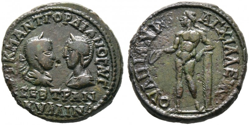 Kaiserzeit. Gordianus III. 238-244. AE-26 mm (Provinzialprägung für THRAKIA) -An...