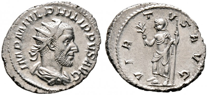 Kaiserzeit. Philippus I. Arabs 244-249. Antoninian 244 -Rom-. IMP M IVL PHILIPPV...