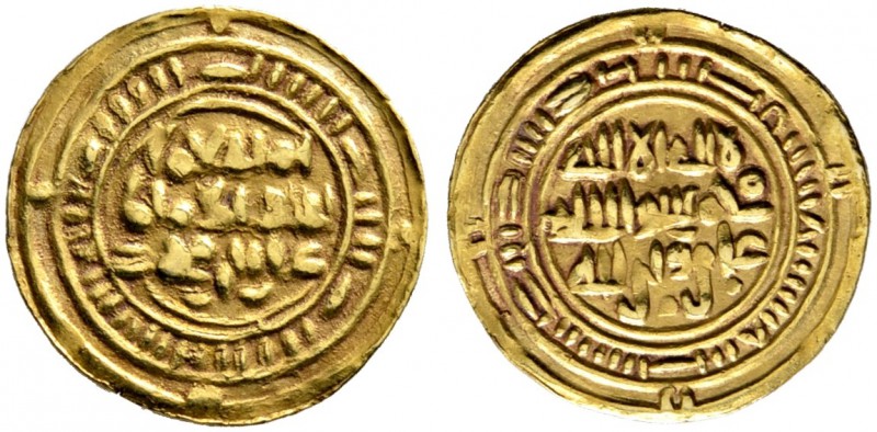 Sulayhiden im Yemen. Ali bin-Mohammed AH 439-473/AD 1047-1081. Golddinar AH 451 ...