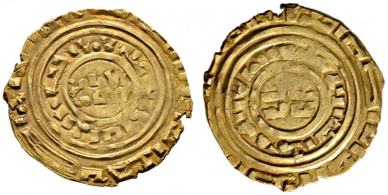 Jerusalem, lateinisches Königreich. Anonym. Gold-Bezant ("Byzantiner") um 1188/1...