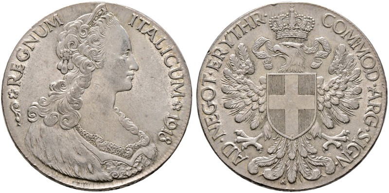 Eritrea. Vittorio Emanuele III. von Italien 1900-1914. Tallero 1918 -Rom-. Pagan...