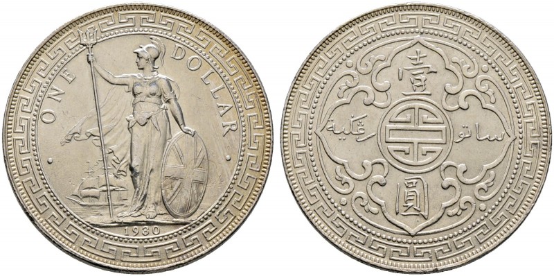 Großbritannien. George V. 1910-1937. Tradedollar 1930 -Bombay-. KM T 5.
selten i...