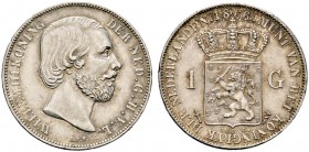 Niederlande-Königreich. Willem III. 1849-1890. Gulden 1866. KM 93, Schulman 618.
selten in dieser Erhaltung, Prachtexemplar mit leichter Patina, winzi...