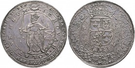 Schweden. Karl IX. 1604-1611, ab 1599 Reichsverweser. 20 Mark 1608 -Stockholm-. In einer doppelten Umschrift steht der gekrönte und geharnischte König...