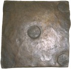 Schweden. Friedrich I. von Hessen-Kassel 1720-1751. Kupferplatte zu 4 Daler Silvermynt 1722 -Avesta-. Ähnlich wie vorher. SM 185, SMH 60.3, KM PM74. c...