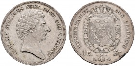 Schweden. Karl XIV. Johann (Jean Baptiste Bernadotte) 1818-1844, auch König von Norwegen. Rigsdaler Specie 1834. Mit Randschrift. SM 62a, Dav. 352.
kl...