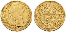 Spanien. Carl III. 1759-1788. Escudo 1787 -Madrid-. CCT 512, Fr. 288. 3,39 g
schön-sehr schön/gutes sehr schön