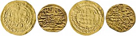 Türkei. Suleyman I. AH 926-974/AD 1520-1566. Lot (2 Stücke): Altin -Konstantinopel- (Fr. 4, 3,55 g). Dazu: Golddinar der Samaniden, wohl Mansur I. bin...