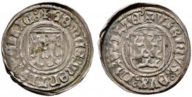 Württemberg. Herzog Ulrich 1498-1550. Dreier o.J. (ab 1501). Nach dem Heimsheimer Vertrag. Typ 1 mit einfachen Wappenschilden. KR 53.1, Ebner -. 1,02 ...