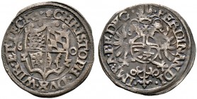 Württemberg. Christoph 1550-1568. 2 1/2 Kreuzer 1560. Mit Titulatur Kaiser Ferdinand I. KR 118, Ebner 47.
sehr selten und überdurchschnittlich erhalte...
