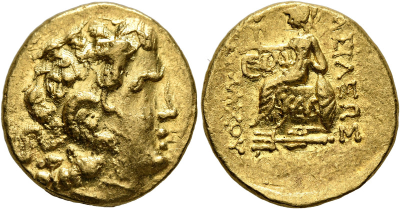 KINGS OF PONTOS. Mithradates VI Eupator, circa 120-63 BC. Stater (Gold, 19 mm, 8...