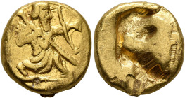 PERSIA, Achaemenid Empire. Time of Xerxes II to Artaxerxes II, circa 420-375 BC. Daric (Gold, 16 mm, 8.32 g), Lydo-Milesian standard, Sardes. Persian ...