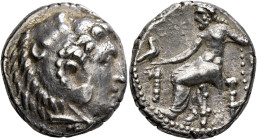 GALATIA. Uncertain tribe. Circa mid 3rd century BC. Tetradrachm (Silver, 24 mm, 16.37 g, 12 h). Head of Herakles to right, wearing lion skin headdress...