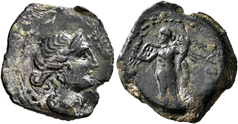 SPAIN. Corduba. Mid 2nd century BC. 1/4 Unit (Bronze, 21 mm, 4.43 g, 7 h). [CN I...
