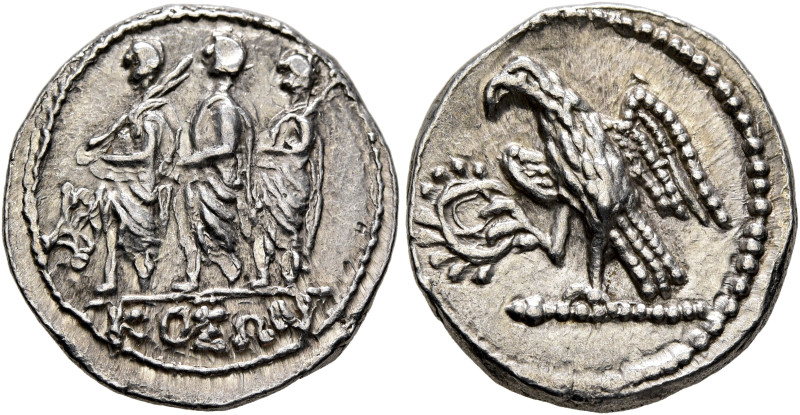 SKYTHIA. Geto-Dacians. Koson, mid 1st century BC. Drachm (Silver, 19 mm, 4.15 g,...