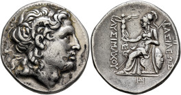 KINGS OF THRACE. Lysimachos, 305-281 BC. Tetradrachm (Silver, 32 mm, 17.15 g, 6 h), Amphipolis, circa 288/7-282/1. Diademed head of Alexander the Grea...
