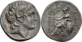 KINGS OF THRACE. Lysimachos, 305-281 BC. Tetradrachm (Silver, 30 mm, 16.55 g, 12 h), Pergamon, circa 287-282/1. Diademed head of Alexander the Great t...