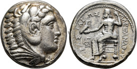 KINGS OF MACEDON. Alexander III ‘the Great’, 336-323 BC. Tetradrachm (Silver, 26 mm, 17.20 g, 6 h), Amphipolis, struck under Philip III, circa 320/19 ...