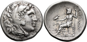 KINGS OF MACEDON. Alexander III ‘the Great’, 336-323 BC. Tetradrachm (Silver, 32 mm, 16.99 g, 12 h), Herakleia Pontika, circa 235-220. Head of Herakle...