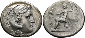 KINGS OF MACEDON. Alexander III ‘the Great’, 336-323 BC. Tetradrachm (Silver, 31 mm, 16.37 g, 12 h), Phaselis, CY 13 = 206/5. Head of Herakles to righ...