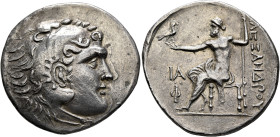 KINGS OF MACEDON. Alexander III ‘the Great’, 336-323 BC. Tetradrachm (Subaeratus, 34 mm, 15.94 g, 11 h), irregular mint, imitating Phaselis. Dated CY ...