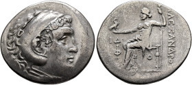 KINGS OF MACEDON. Alexander III ‘the Great’, 336-323 BC. Tetradrachm (Silver, 33 mm, 16.12 g, 12 h), Phaselis, CY 14 = 205/4. Head of Herakles to righ...